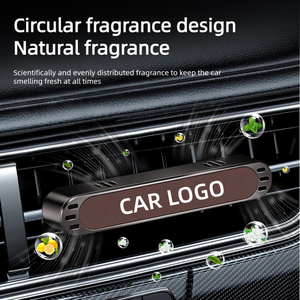 Diffuseur de parfum pour voiture en métal de haute qualité, clip de ventilation, parfum longue durée à base d'extraits naturels de plantes - Product Image 3