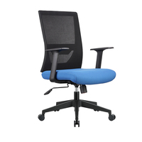 Chaise de bureau classique en maille de haute qualité, hauteur réglable, rotation à 360° °   Chaise de bureau pivotante à dossier moyen en maille pour le bureau