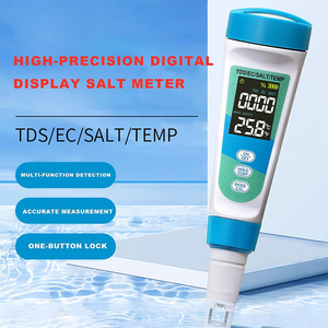 डिजिटल 4-इन-1 वाटर परीक्षक पूल और एक्वेरियम लवणता मीटर, मीठे पानी के लिए टीड/सेक डिटेक्टर - Product Image 2