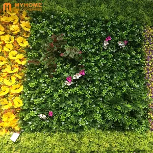 Guangzhou Indoor Plastic Kunstmatige Gras Plant Bamboe Hek Screen Voor Wandbekleding Tuin Decoratie