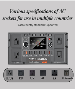 Station d'alimentation portable BIGINVERTER 1000W 1000Wh, charge rapide, légère, pour la randonnée, les pique-niques, les barbecues et l'utilisation domestique en cas de panne de courant - Product Image 6