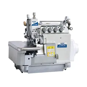 Automatic computerized 5-thread super high speed overlock sewing machine