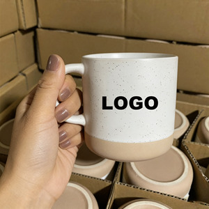 Taza de Cerámica Blanca y Negra Más Vendida, Taza de Café Personalizada, Regalo Promocional Navideño, Tazas de Cerámica con Logotipo Impreso de 350 ml - Product Image 1