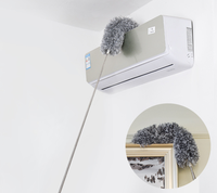 2.8m Extenclean kit de nettoyage fenêtre duster avec longue en aluminium poignée télescopique