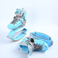 Chaussures de saut personnalisées avec logo, semelle extérieure en caoutchouc élastique, pour adultes, filles et garçons, chaussures de sport rebondissantes, taille réglable