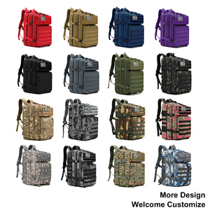 กระเป๋าเป้สะพายหลังยุทธวิธีสำหรับเล่นกีฬาตั้งแคมป์45L 25L 900D อ๊อกซฟอร์ดโลโก้แบบกำหนดเอง - Product Image 2