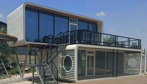 Beveiligde 20 40ft Luxe Milieuvriendelijke Geprefabriceerde Pod Huis Outdoor <span class=keywords><strong>Capsule</strong></span> Huis Voor Kantoor Beveiligde Apple Pod <span class=keywords><strong>Container</strong></span> Huizen - Product Image 6