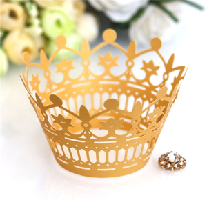 กล่องกระดาษรองคัพเค้กแบบตัดด้วยเลเซอร์สำหรับงานแต่งงาน กล่องมัฟฟิน คุกกี้ เค้ก ขนมปัง สำหรับตกแต่งงานปาร์ตี้ - Product Image 4