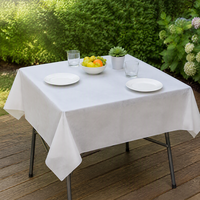 Nappe jetable en non-tissé PP spunbond blanc pour la vente en gros