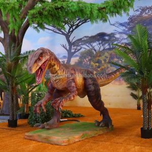 Dinosaure Velociraptor Animatronique : Modèle réaliste pour la décoration intérieure/extérieure des parcs à thème, musées, centres commerciaux et aéroports - Product Image 4