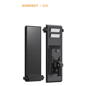 Lampione <span class=keywords><strong>Solare</strong></span> LED Autopulente 60-180W Off-Grid IP65 per Magazzini e Autostrade in Zone Remote e Montane - Product Image 1