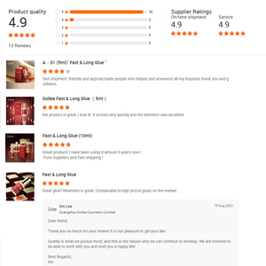 Gollee רגיש דבק רפואי כיתה לטקס משלוח בתפזורת רגיש נמוך לחות מקצועי מותג פרטי ריס הארכת דבק - Product Image 4