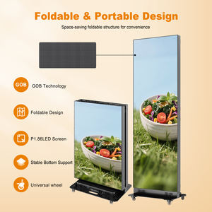 Affichage LED numérique pliable de 80 pouces, livraison rapide, P1.86 640*1920mm, pour la publicité, les expositions, les magasins de vêtements - Product Image 4