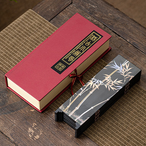 Modern Chinese Style Folding <b>Screen</b> Black Ink Bird And Flower Design Movable Room Divider Tea Ceremony Decor - Product Image 2