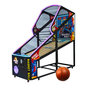 Écran LCD de luxe jeu de tir interactif équipement de <span class=keywords><strong>parc</strong></span> d'attractions système de rachat de billets Machine de basket-ball - Product Image 4