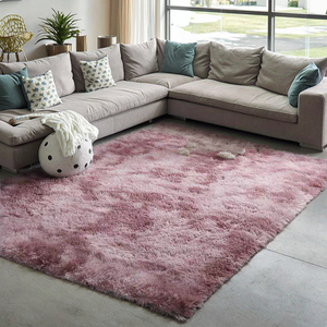 ZT قابل للغسل ربطة عنق كبيرة صبغ PV رقيق السجاد الفرو الاصطناعي منطقة الديكور السجاد حصيرة أرضية لغرفة المعيشة - Product Image 2