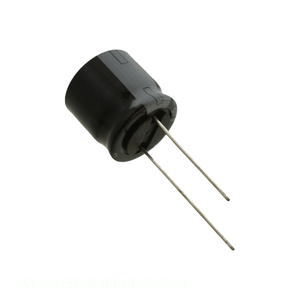 Condensateur traversant à aluminosilicate 1500 µF 20% 16V RADIAL 16YXH1500MEFCGC16X16 – Distributeur agréé - Product Image 1