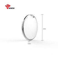 Balise anti-perte ultra-fine ibeacon ble 5.0, traceur de clés, chercheur d'objets, balise intelligente, porte-clés MINEW D15N