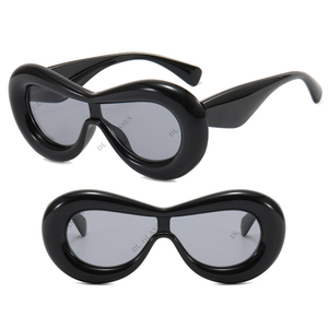 DL Gafas Venta al por mayor Ins Venta caliente Grueso Una pieza Labio Y2K Gafas de sol 2023 Mujeres Candy Hip Hop Gafas de sol inflables Lentes - Product Image 3