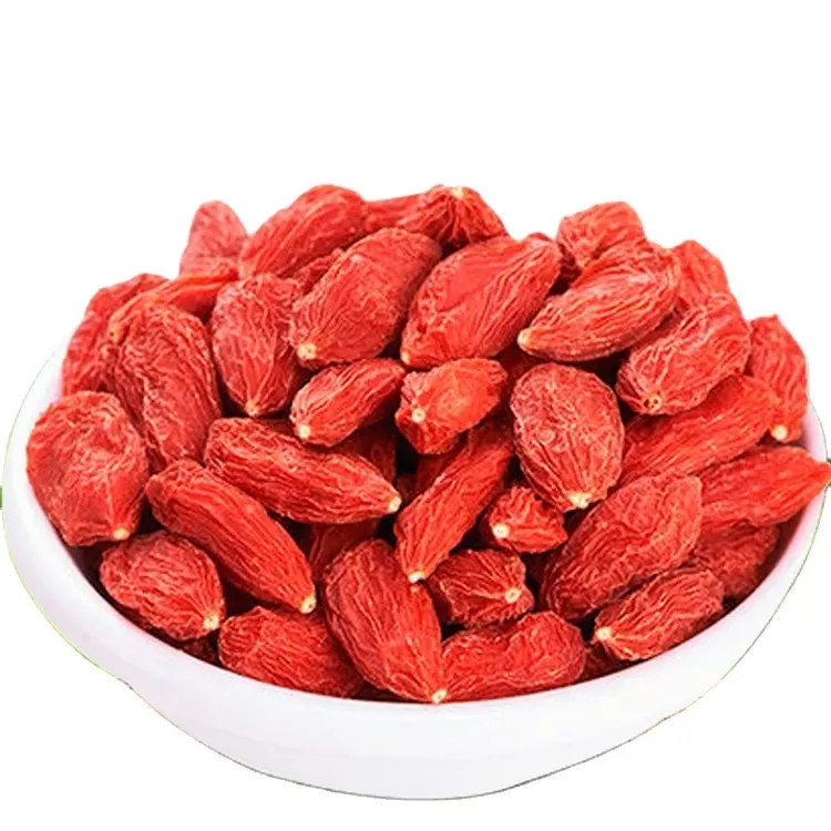 Biologische Lycium Plus Chinese Gedroogde Vruchten Wolf Bessen Biologische Goji Bessen