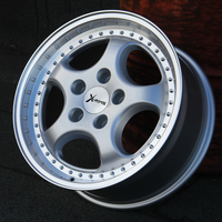 Jantes en alliage X-RIMS 18x8 5x130 5 branches classiques Bronze Silver Lip ET 50mm pour Porsche 911 Classe G