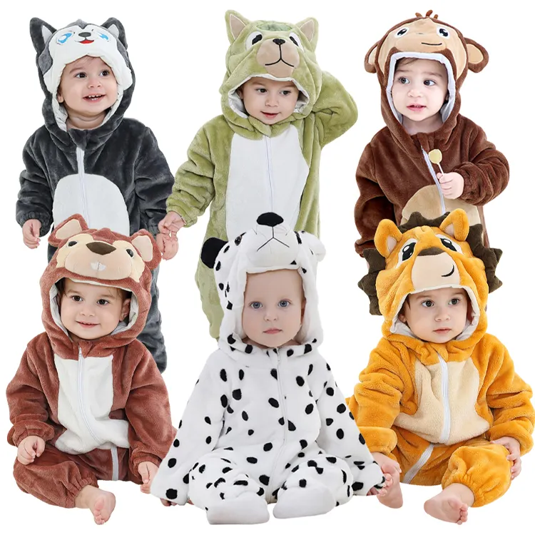 MICHLEY OEM Jumpsuit Cosplay Anak Laki-laki Desain Baru Kostum Halloween Anak Perempuan Musim Dingin untuk Anak-anak