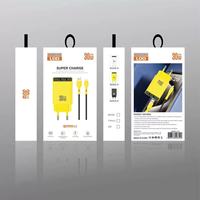 Chargeur mural double USB 30W avec câble Type C, prise US EU, chargeur rapide pour téléphone portable, charge rapide 30W, adaptateur secteur 2 USB