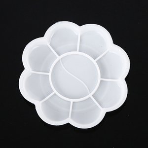 Vente en gros usine OEM <span class=keywords><strong>Palette</strong></span> de <span class=keywords><strong>peinture</strong></span> plastique acrylique Outil de <span class=keywords><strong>peinture</strong></span> artistique <span class=keywords><strong>Palette</strong></span> plastique personnalisée en forme de <span class=keywords><strong>fleur</strong></span> - Product Image 3