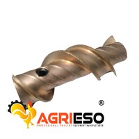 Connecteur d'auger pour ligne d'alimentation automatique Agrieso pour système d'alimentation des poulets de chair, pondeuses et reproducteurs en élevage