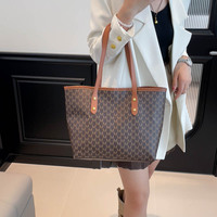 Sac à main de luxe imprimé pour femmes, sac à main en PU, sac à bandoulière, grand sac fourre-tout pour femmes