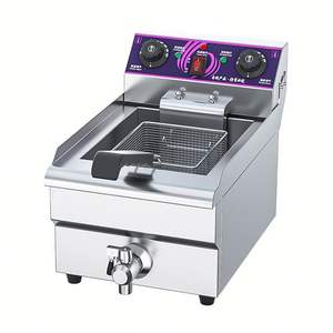 <span class=keywords><strong>Friteuse</strong></span> à <span class=keywords><strong>gaz</strong></span> 25L, cuiseur à pression, évacuation 50Lb, électrique, grande, extérieure, sans ventilation, 18 <span class=keywords><strong>litres</strong></span>, extérieur large, 50L, <span class=keywords><strong>10</strong></span> <span class=keywords><strong>litres</strong></span> de filtre à huile - Product Image 6