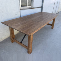 Table de Banquet pliable en bois pour hôtel Table rectangulaire en bois Simple