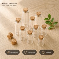 Vente en gros de tubes de stockage en verre à fond plat de différentes tailles, avec logo personnalisé, pour le stockage en cuisine