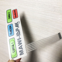 Keypad & Keyboard Membran Panel Tactile Metal Dome Membrane Switch Keypad Perekat 3M Bahan PC/PET 10000 Mekanis