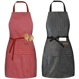 Tabliers de cuisine classiques en maille, lot de 2, imperméables en polyester, avec sangle de cou réglable, doubles poches, lavables en machine, faciles à nettoyer - Product Image 2