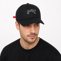 Casquette de baseball unisexe en toile à 6 panneaux, douce en coton, brodée à la main, personnalisée, élastique, ajustée, pour toutes les saisons, en tissu courant