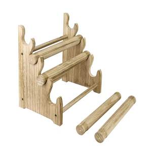 Wooden <b>Desktop</b> Jewelry <b>Organizer</b> 4 Layer Storage Rack <b>For</b> Bracelets Bangles Accessories Display Shelf - Product Image 5