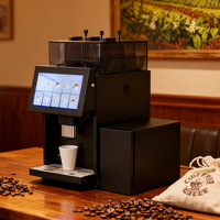 Machine à café commerciale automatique, du grain à la tasse, pour café frais et lait, avec distributeur, chaudière en acier inoxydable, 9 bars, 14 pouces, SDK, WiFi