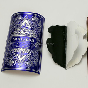 Tùy Chỉnh Sang Trọng Kim Loại Nhôm Không Thấm Nước 3D Nổi Mờ Tinh Tế <span class=keywords><strong>2025</strong></span> Mới Nước Hoa Chai Rượu Vang Sang Trọng Nhãn Dán Rượu Vang - Product Image 1