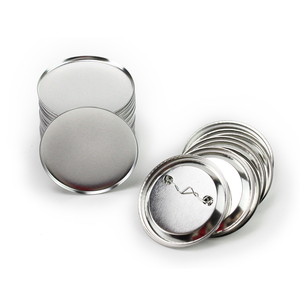 Di buona qualità in metallo distintivo in metallo bottone di latta semplice perno bianco 25mm 38mm 44mm pulsante distintivo Pinback - Product Image 5