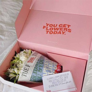 Custom Packaging Luxury Gift Paper Boxes Flower Box Cardboard Packaging Shipping Boxes