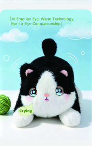 Factory Wholesale RoHS AI interactive <b>Cat</b> <b>plush</b> toy talking <b>plush</b> toys 60 languages storytelling <b>plush</b> for children - Product Image 5