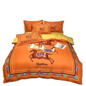 नई Thickened कवर Duvet के साथ 4-टुकड़ा कपास बिस्तर शीट सेट शीट सेट