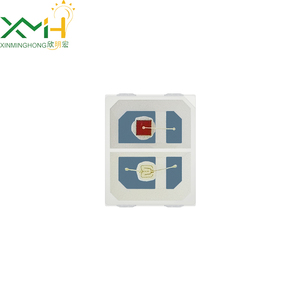 Hot bán 2835 Chip kép PLCC-4 60mA * 2 2835 bi-màu đỏ và màu xanh lá cây 0.4 Wát Top SMD LED - Product Image 2