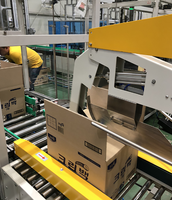 Machine d'emballage automatique pour bouteilles d'eau en papier, boîtes de lait en plastique, boissons, cartons monobloc