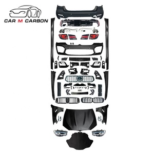 Nessun Taglio Richiesto! Kit Carrozzeria Auto per BMW <span class=keywords><strong>Serie</strong></span> 5 F10 F18 <span class=keywords><strong>2010</strong></span>-17 per Aggiornamento <span class=keywords><strong>a</strong></span> G30 G38 LCI M5 2021-2023, Paraurti Senza Danni - Product Image 2