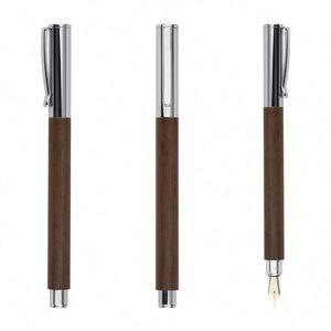 Eco Friendly Premium Wood Fountain <b>Pen</b> Customizable logo for Business Signature and Office Use Three Ways to Write Diameter - Product Image 2