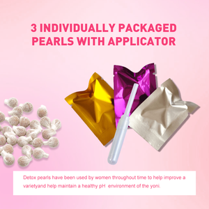 Yoni dea perle lievito infezione gemme detergenti vaginali erbe biologiche rimedi a base di erbe naturali perle Yoni - Product Image 2