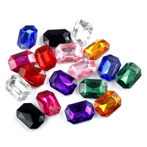 Cristales Acrílicos Rectangulares de 10x14mm para Manualidades, Decoración de Bolsos, Ropa, Accesorios, Joyería y Prendas - Product Image 4