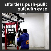 Système de rail mobile pour sac de frappe, chariot coulissant pour sac de boxe, équipement de gym portable et peu encombrant